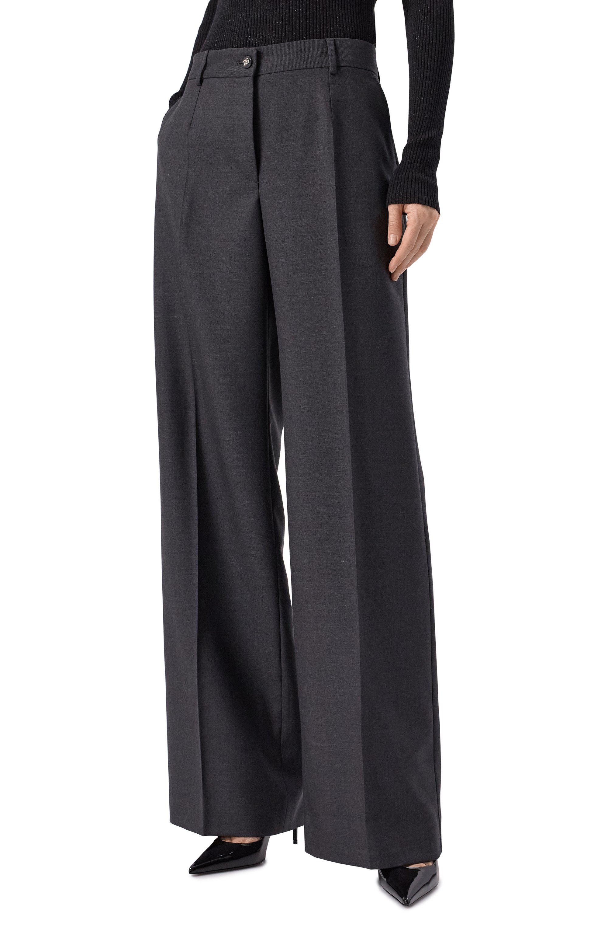 Шерстяные брюки DOLCE & GABBANA, арт. FTC31T/FU287, фото 3