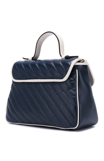 Сумка gg marmont small GUCCI темно-синего цвета по цене 275500 руб., арт. 498110/00LFN, фото 3 Сумка gg marmont small GUCCI, арт. 498110/00LFN, фото 3