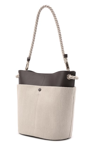 Сумка CHLOÉ кремового цвета по цене 205500 руб., арт. CHC22SS483G11, фото 4 Сумка CHLOÉ, арт. CHC22SS483G11, фото 4