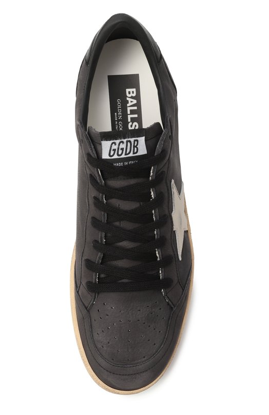 Кожаные кеды Ball Star LTD Golden Goose Deluxe Brand GMF00117.F006215 Серый  GMF00117.F006215 Фото 6