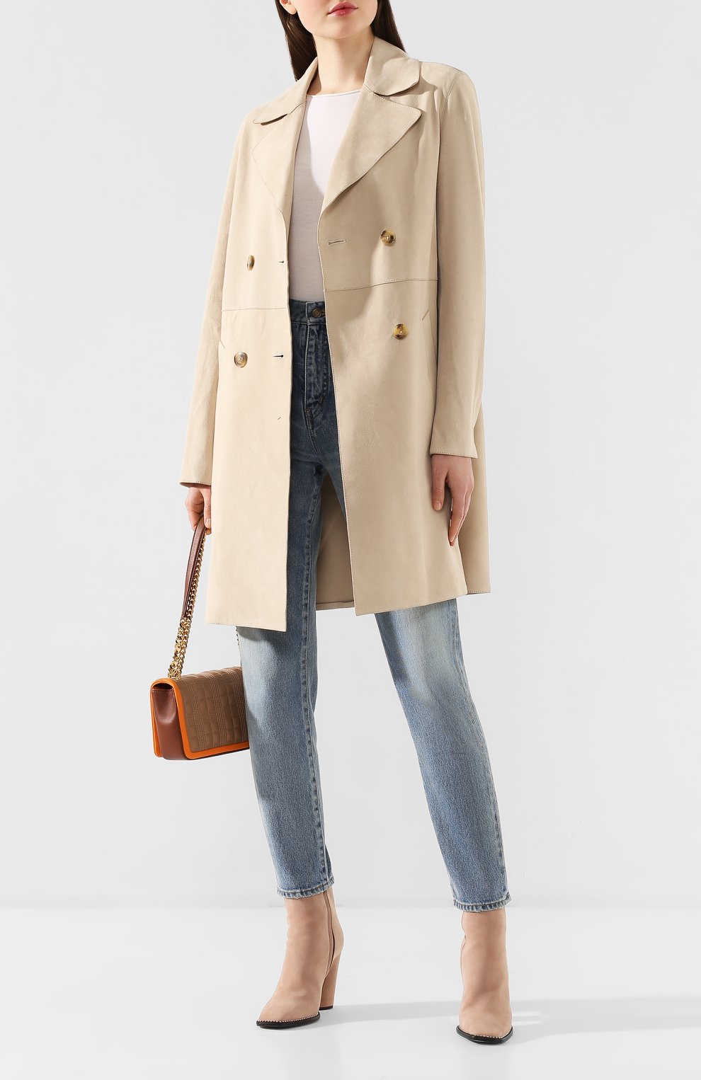 Замшевый тренч YVES SALOMON, арт. 20EYM20592APDF, фото 2