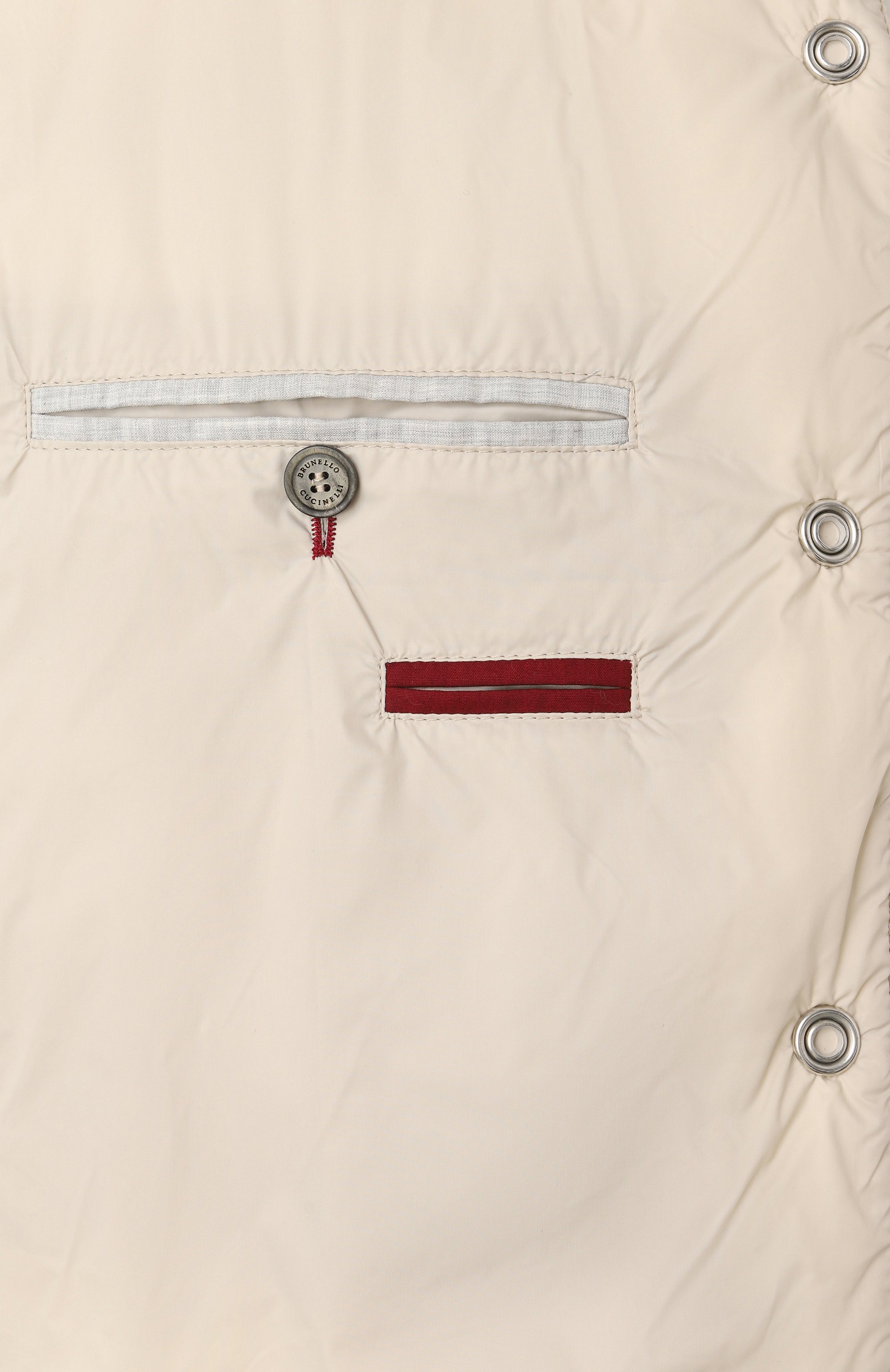 Пуховый жилет BRUNELLO CUCINELLI белого цвета по цене 277000 руб., арт. MM4031716, фото 6 Пуховый жилет BRUNELLO CUCINELLI, арт. MM4031716, фото 6