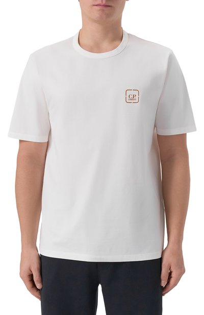 Хлопковая футболка C.P. COMPANY, арт. 19CLTS054A006370W, фото 3