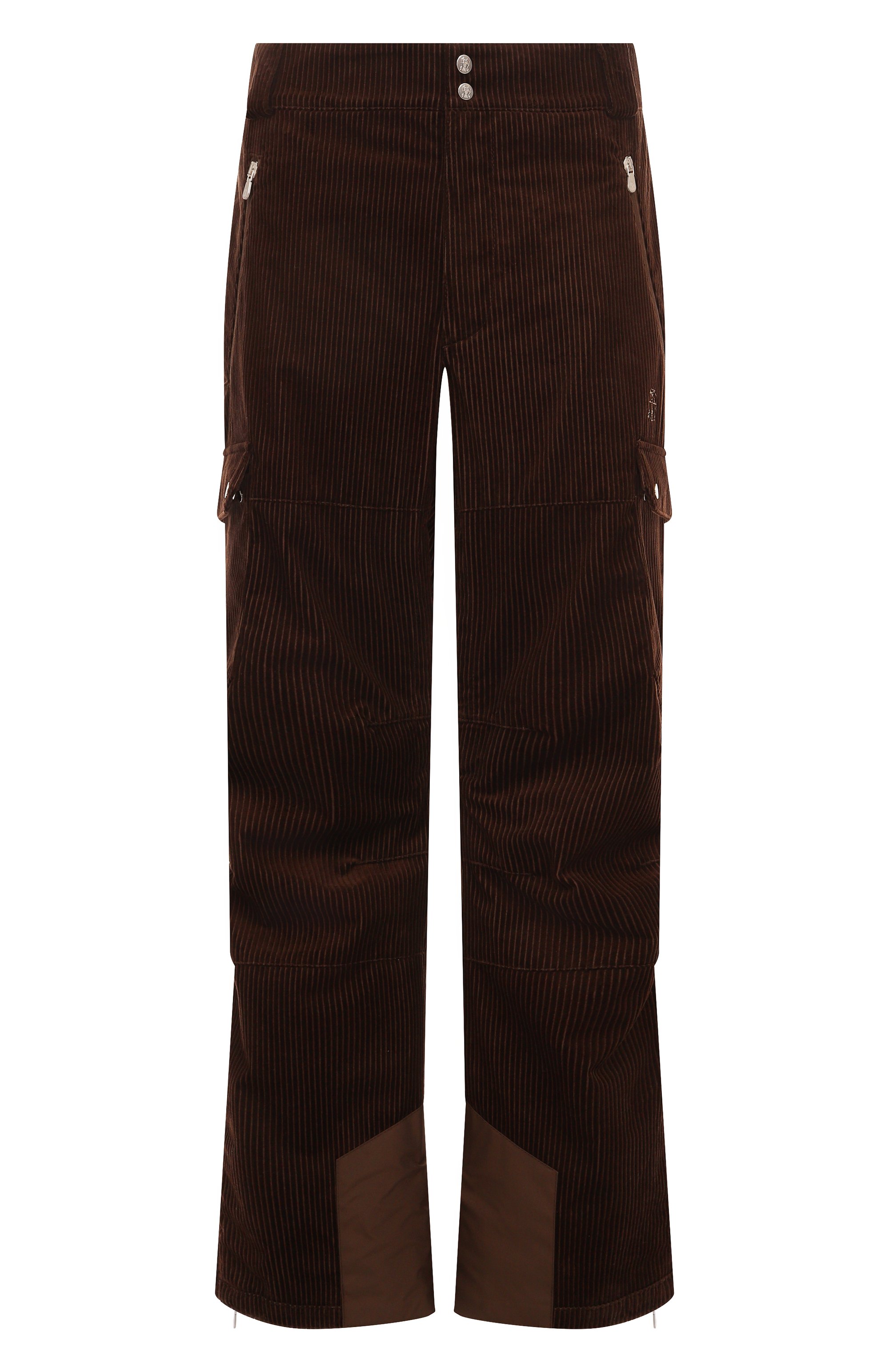 Вельветовые брюки-карго BRUNELLO CUCINELLI темно-коричневого цвета по цене 437500 руб., арт. MM180KP05, фото 1 Вельветовые брюки-карго BRUNELLO CUCINELLI, арт. MM180KP05, фото 1