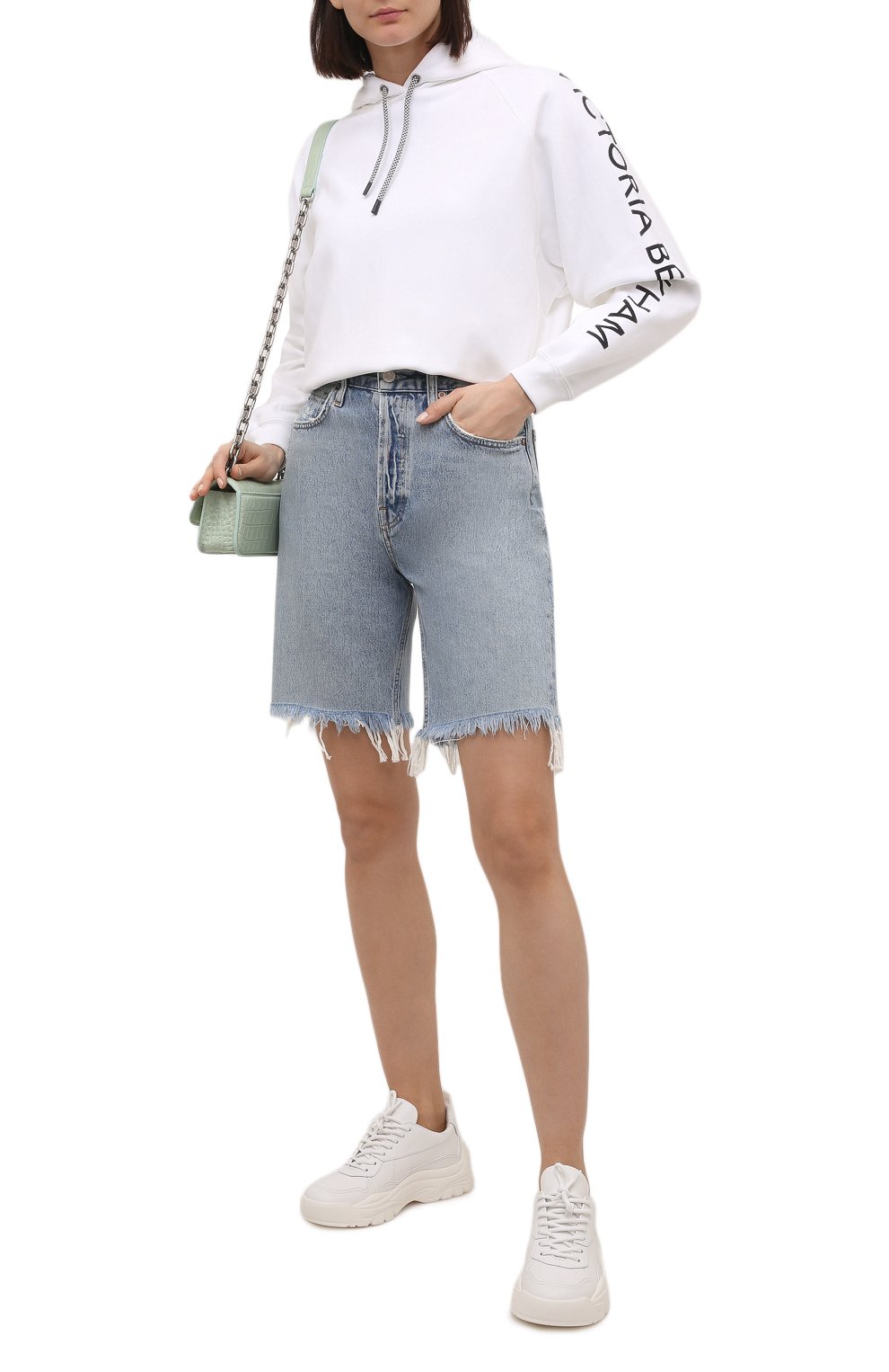 Хлопковое худи VICTORIA BECKHAM, арт. 1122JSS003189A, фото 2