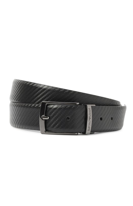 Двусторонний ремень Emporio Armani EM003703/AF19586 Чёрный EM003703/AF19586