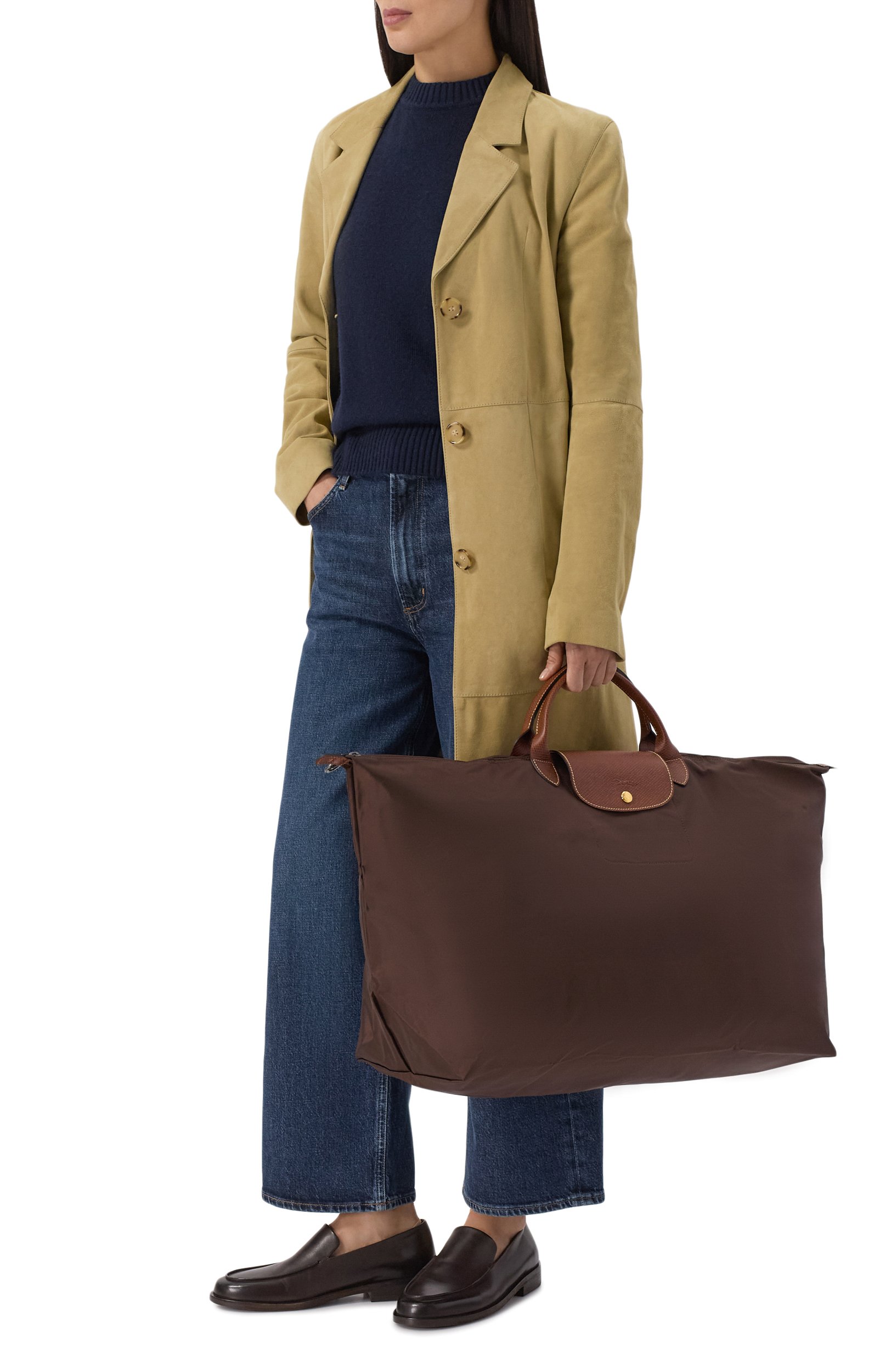 Сумка le pliage original xl LONGCHAMP коричневого цвета по цене 28450 руб., арт. L1625089/089, фото 3 Сумка le pliage original xl LONGCHAMP, арт. L1625089/089, фото 3
