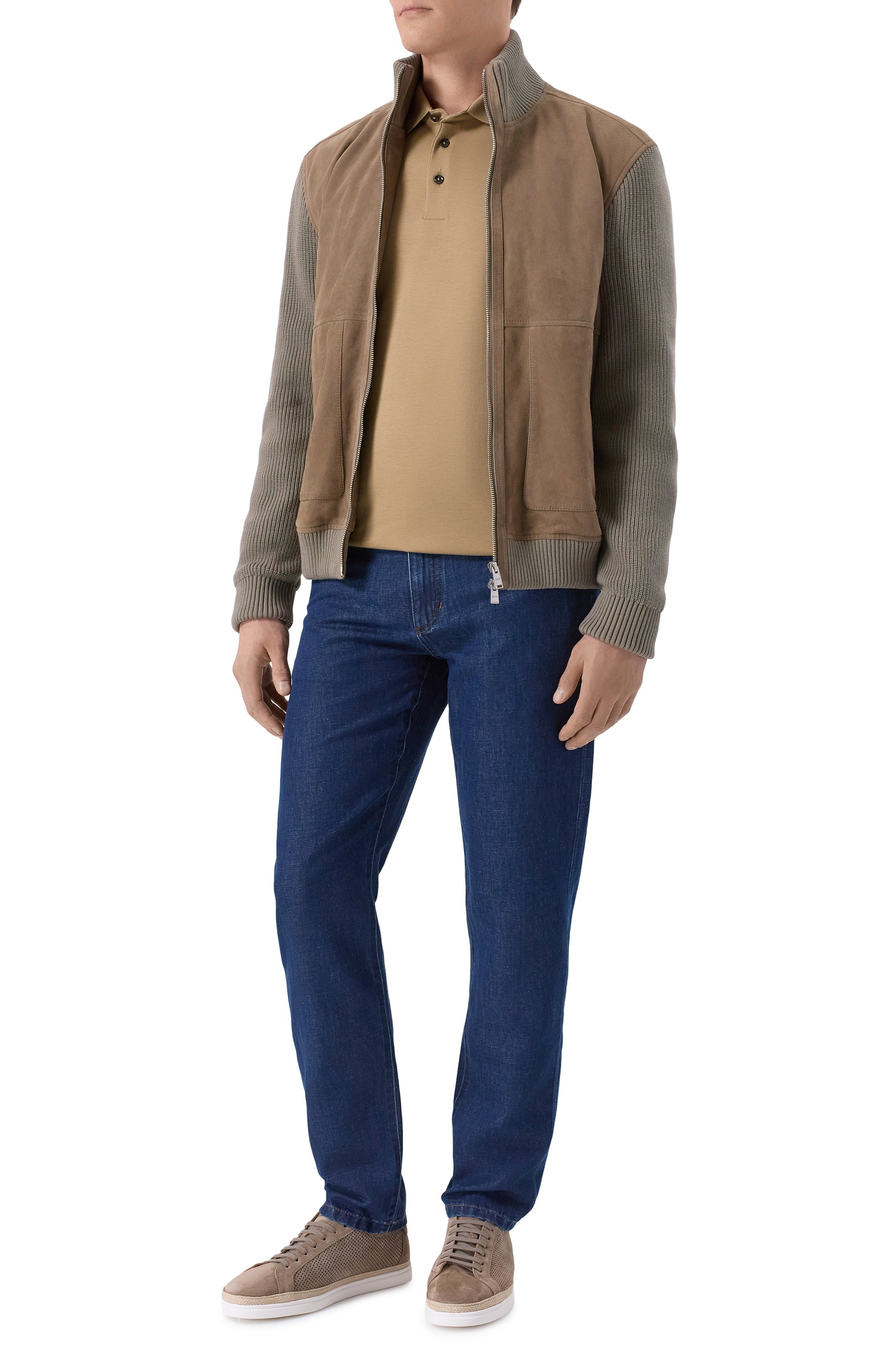 Хлопковое поло BOSS, арт. 50468392, фото 2