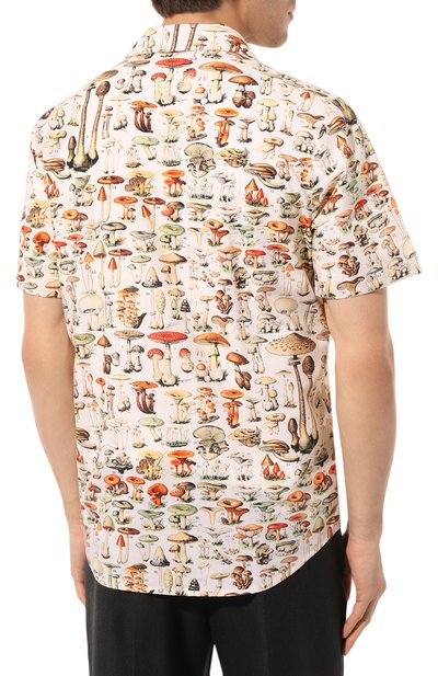 Хлопковая рубашка HUGO разноцветного цвета по цене 11640 руб., арт. 50496152, фото 4 Хлопковая рубашка HUGO, арт. 50496152, фото 4