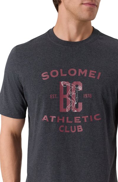 Хлопковая футболка BRUNELLO CUCINELLI, арт. M0B133386G, фото 5