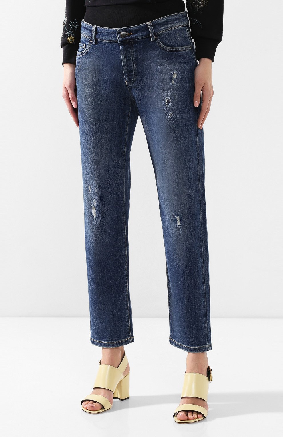 Джинсы с потертостями EMPORIO ARMANI, арт. 3G2J04/2D4LZ, фото 3