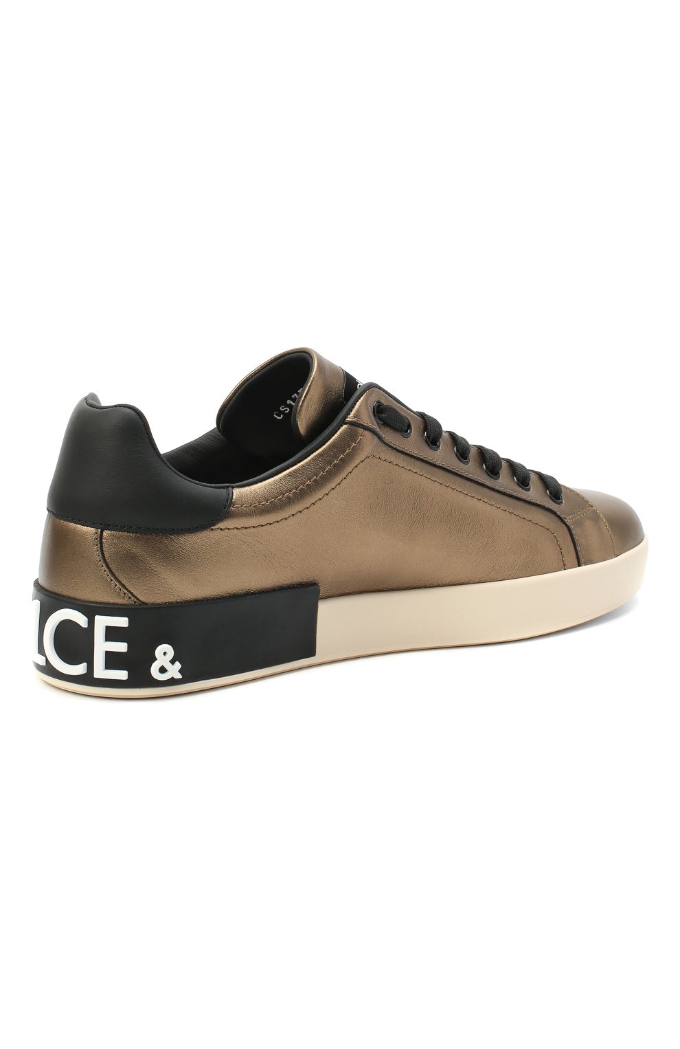 Кожаные кеды portofino DOLCE & GABBANA, арт. CS1772/AW151, фото 4