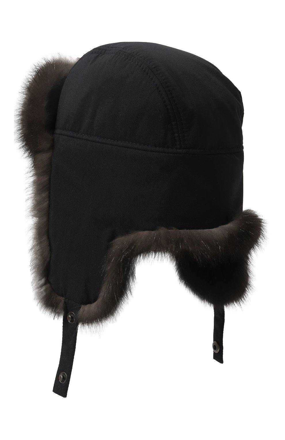 Шапка-ушанка из меха соболя BLACK SABLE, арт. BS-47CAF9, фото 2