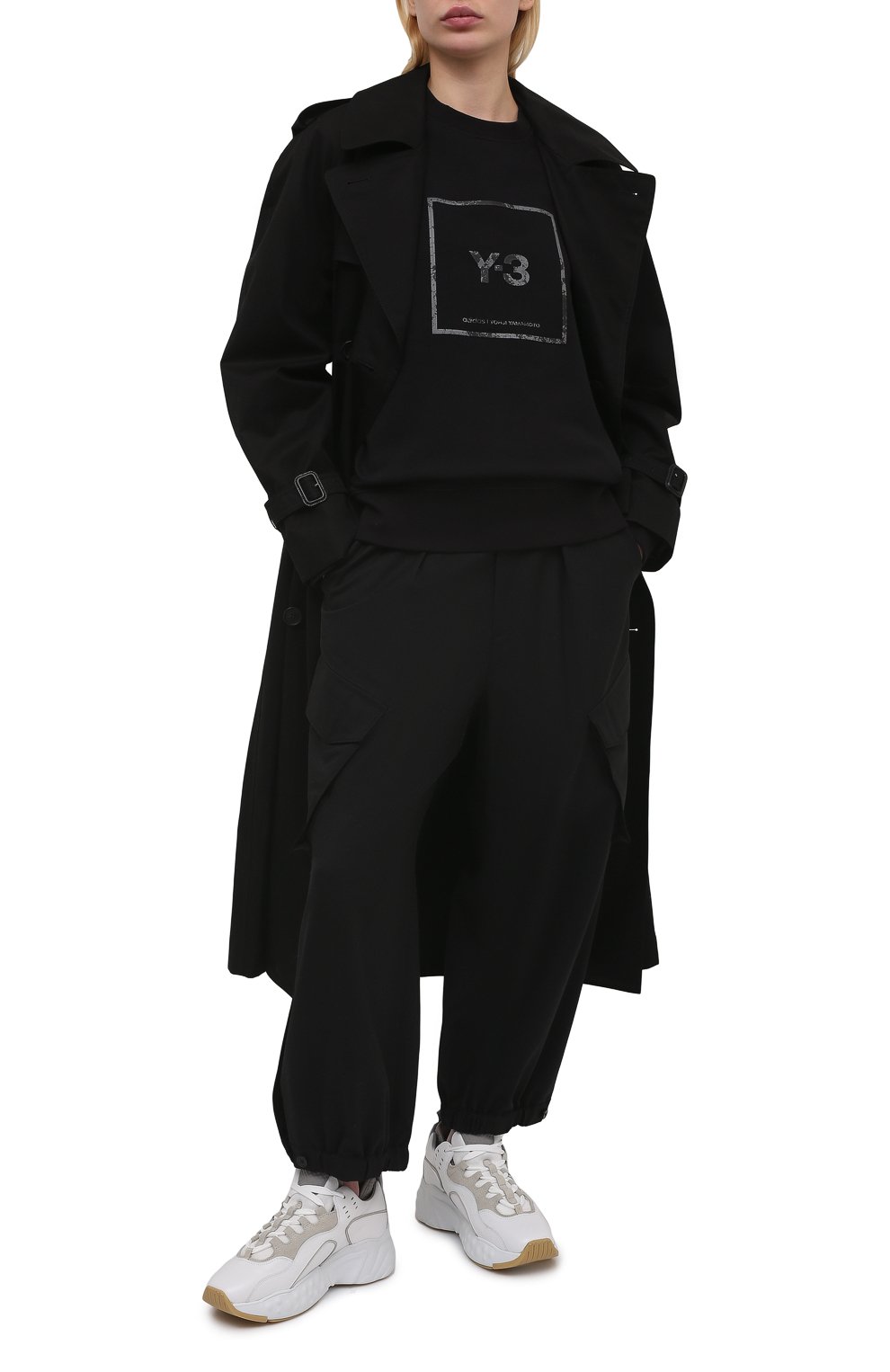 Хлопковый свитшот Y-3, арт. GV6057/W, фото 2