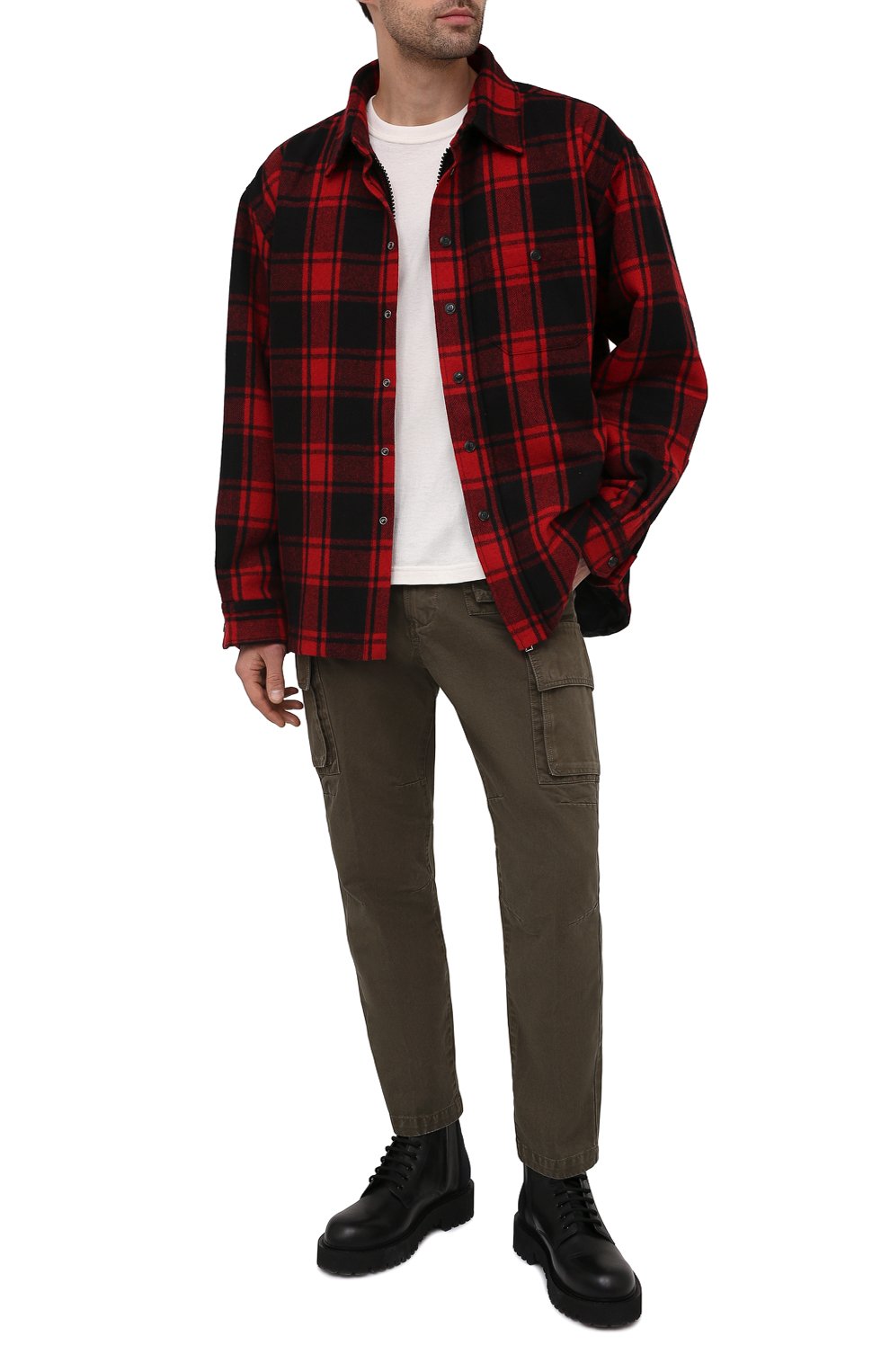 Хлопковые брюки-карго DIESEL, арт. A01681/0IBAM, фото 2