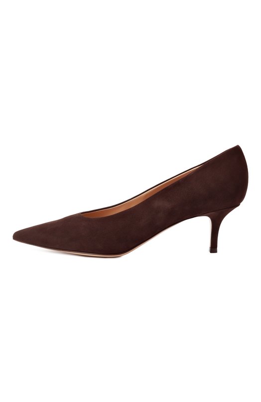 Замшевые туфли Robbie 55 Gianvito Rossi G22273.55RIC.CAMM0KA Коричневый  G22273.55RIC.CAMM0KA Фото 4