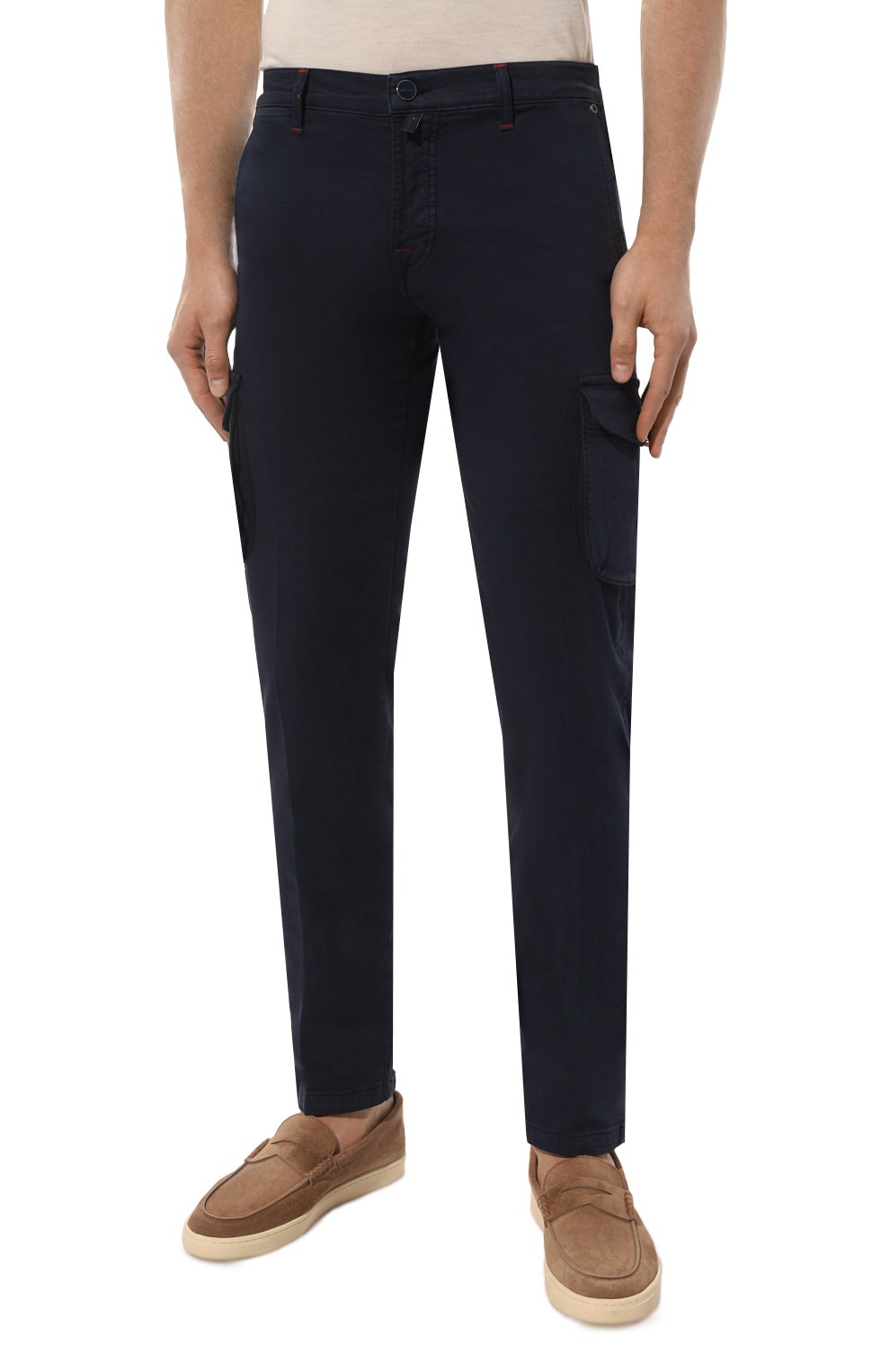 Хлопковые брюки-карго KITON, арт. UFPPCAJ0738B, фото 3