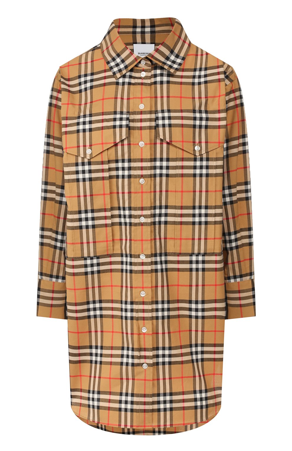 Хлопковая рубашка BURBERRY, арт. 8014011, фото 1