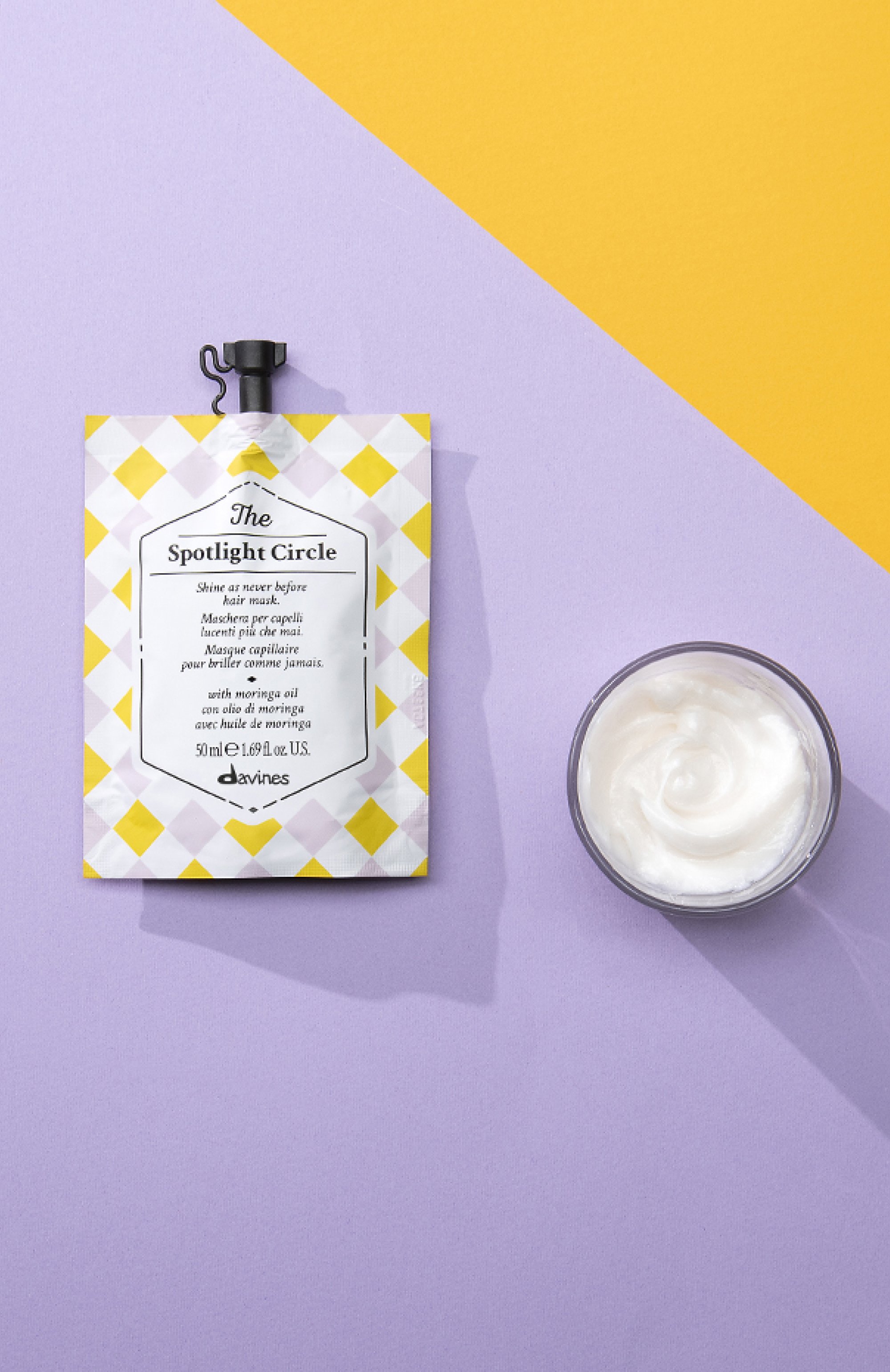 Маска-суперблеск для волос the spotlight circle (50ml) DAVINES, арт. 77000, фото 2