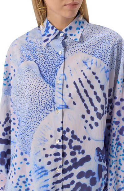 Хлопковая рубашка DRIES VAN NOTEN, арт. 251-010700-1110, фото 5