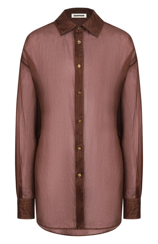 Шелковая рубашка Darkpark WSH20C Коричневый WSH20C
