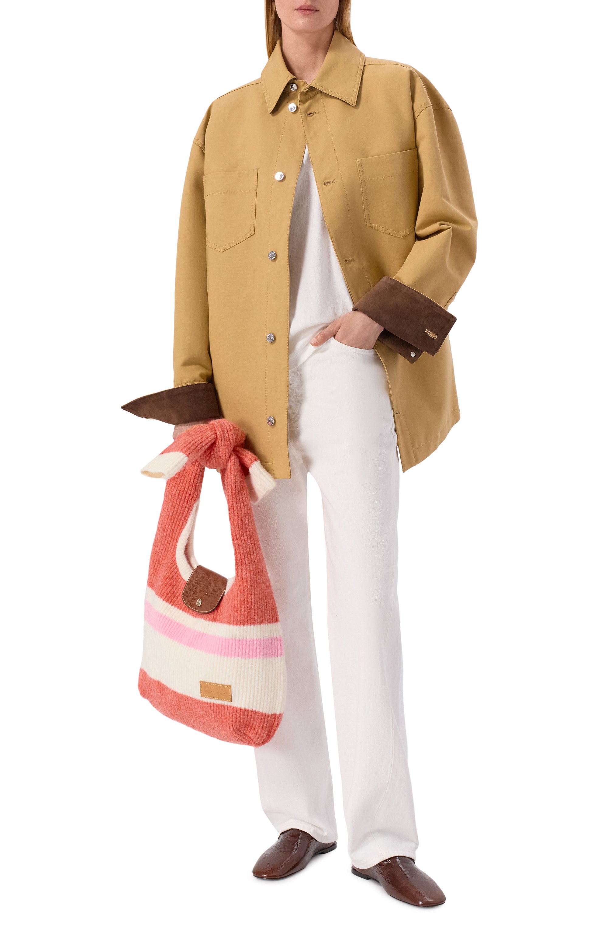 Сумка le pliage cocooning medium LONGCHAMP розового цвета по цене 59950 руб., арт. 10303HIT/HIT, фото 3 Сумка le pliage cocooning medium LONGCHAMP, арт. 10303HIT/HIT, фото 3