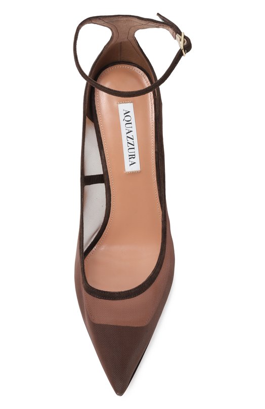 Туфли Love Affair Mesh 85 Aquazzura LAMMIDP0/FMD Коричневый  LAMMIDP0/FMD Фото 6