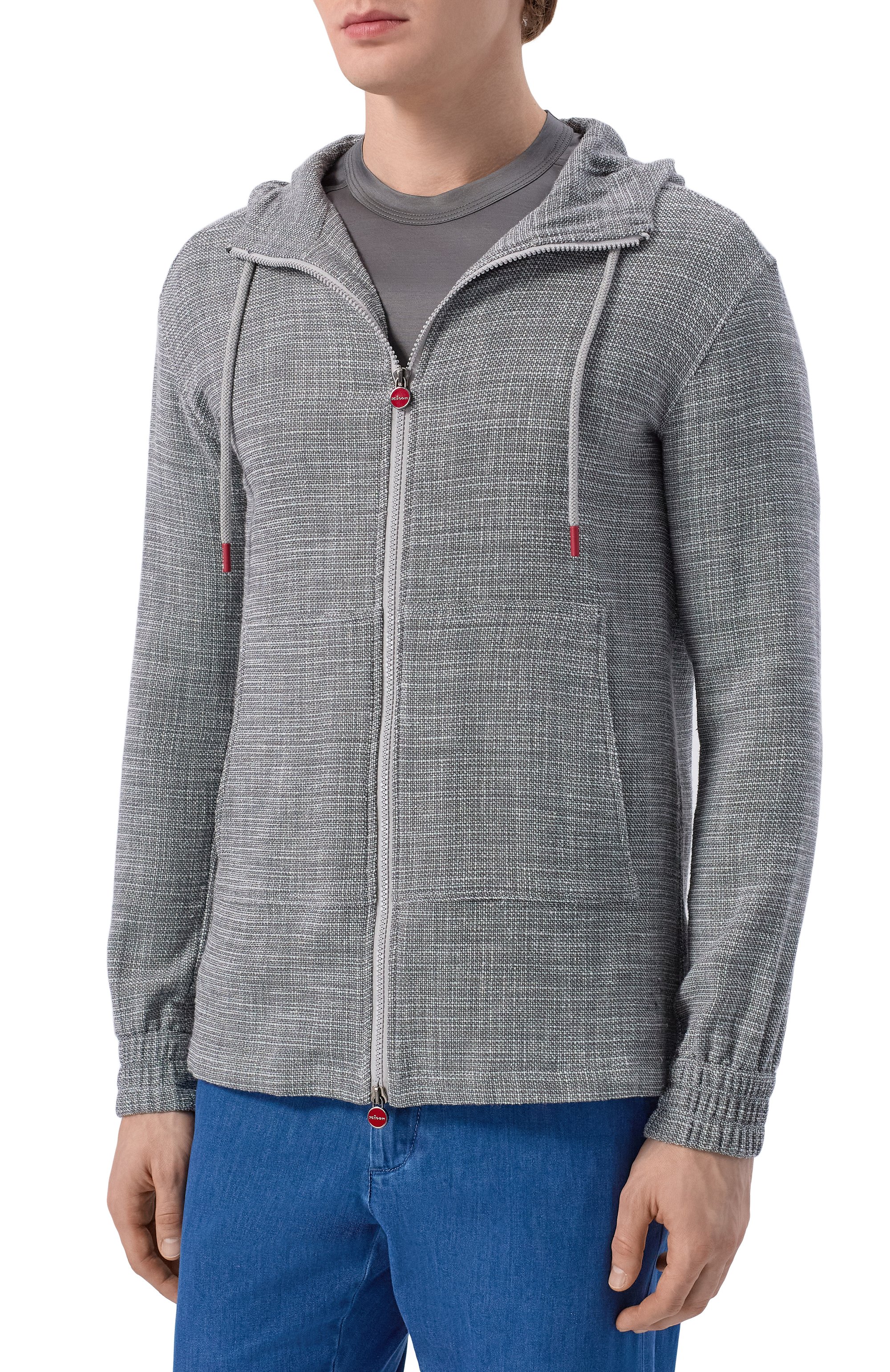 Куртка-рубашка из шерсти и шелка KITON, арт. UMC010K0617E05, фото 3