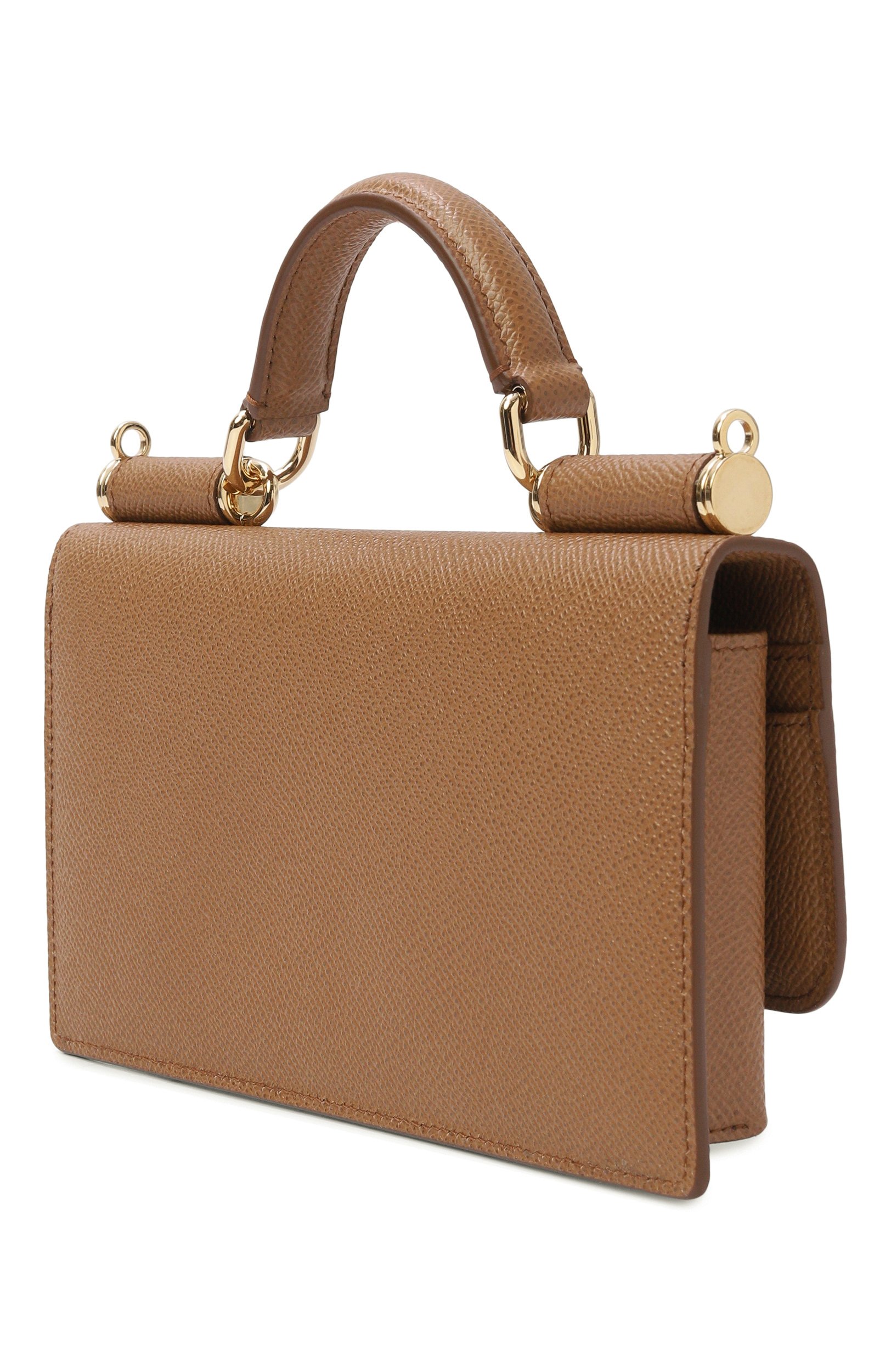 Сумка sicily DOLCE & GABBANA светло-коричневого цвета по цене 121000 руб., арт. BI3280/A1001, фото 4 Сумка sicily DOLCE & GABBANA, арт. BI3280/A1001, фото 4