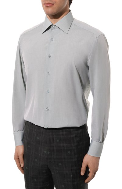 Хлопковая сорочка STEFANO RICCI, арт. MC003678/R122B, фото 4