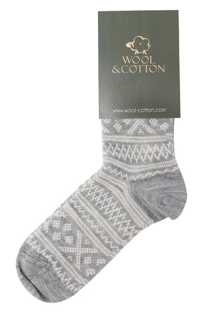 Шерстяные носки WOOL AND COTTON, арт. NNRU-SN03