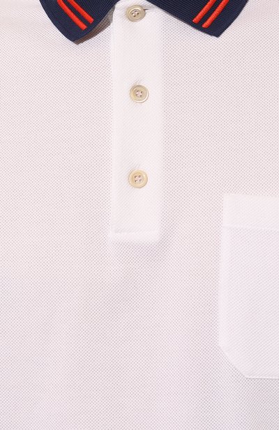 Хлопковое поло GUCCI, арт. 658067 XJDI2, фото 5