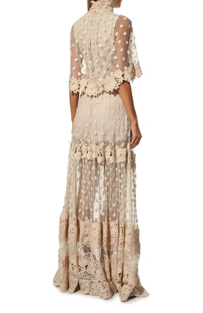 Платье ELIE SAAB кремового цвета по цене 1130000 руб., арт. 8119, фото 4 Платье ELIE SAAB, арт. 8119, фото 4
