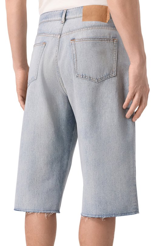 Джинсовые шорты MM6 SH0MU0014/M30055 Голубой  SH0MU0014/M30055 Фото 4