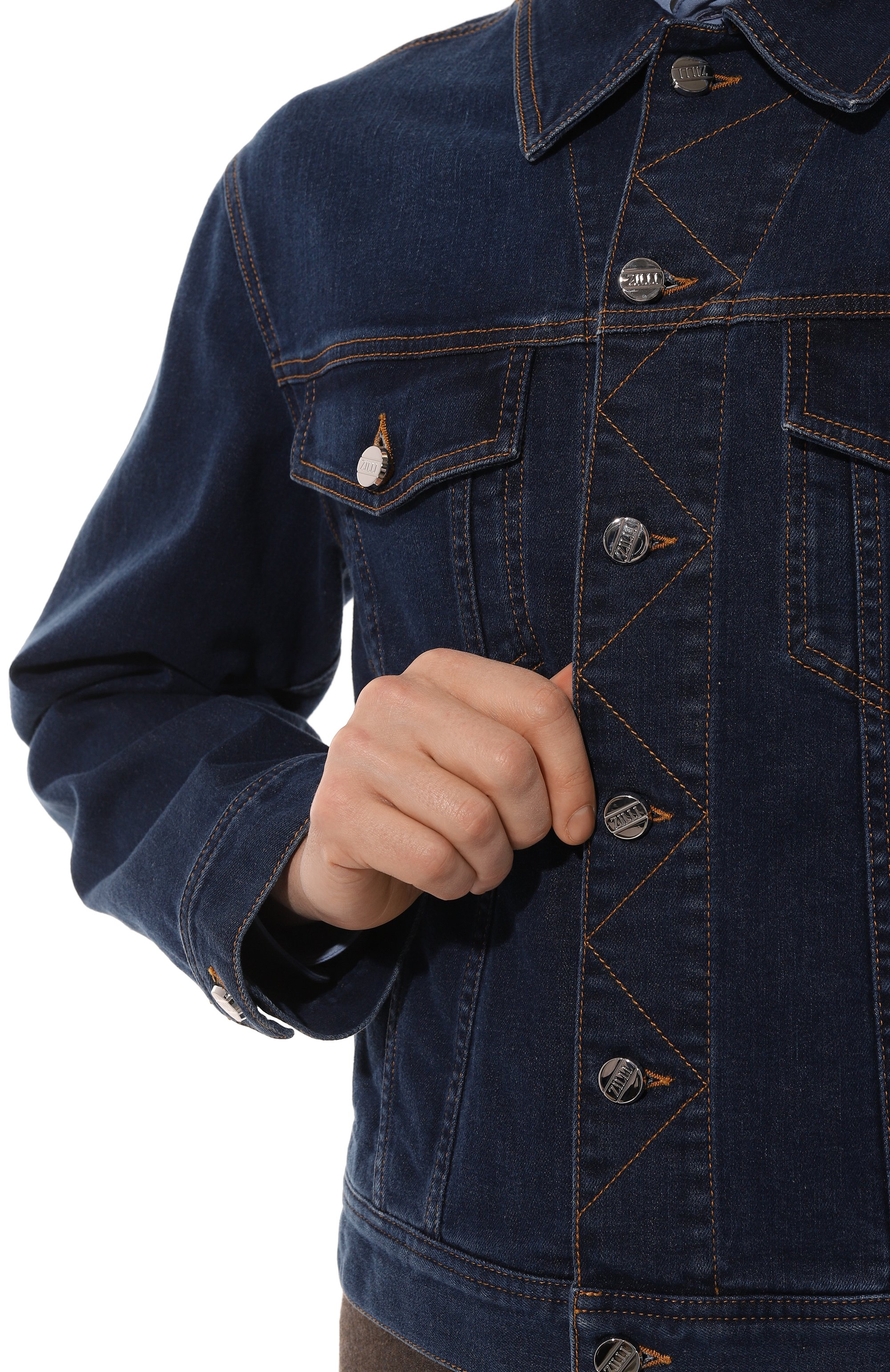 Джинсовая куртка ZILLI, арт. JPKB01M010360001C, фото 5