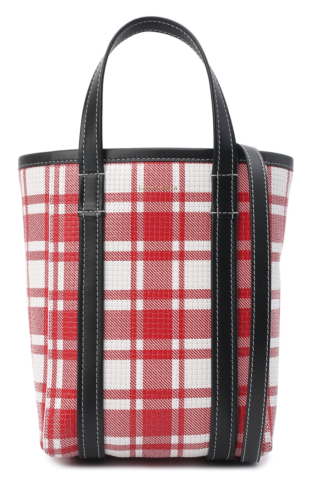 Сумка-шопер barbes BALENCIAGA красного цвета по цене 134000 руб., арт. 672983/2100P, фото 7 Сумка-шопер barbes BALENCIAGA, арт. 672983/2100P, фото 7