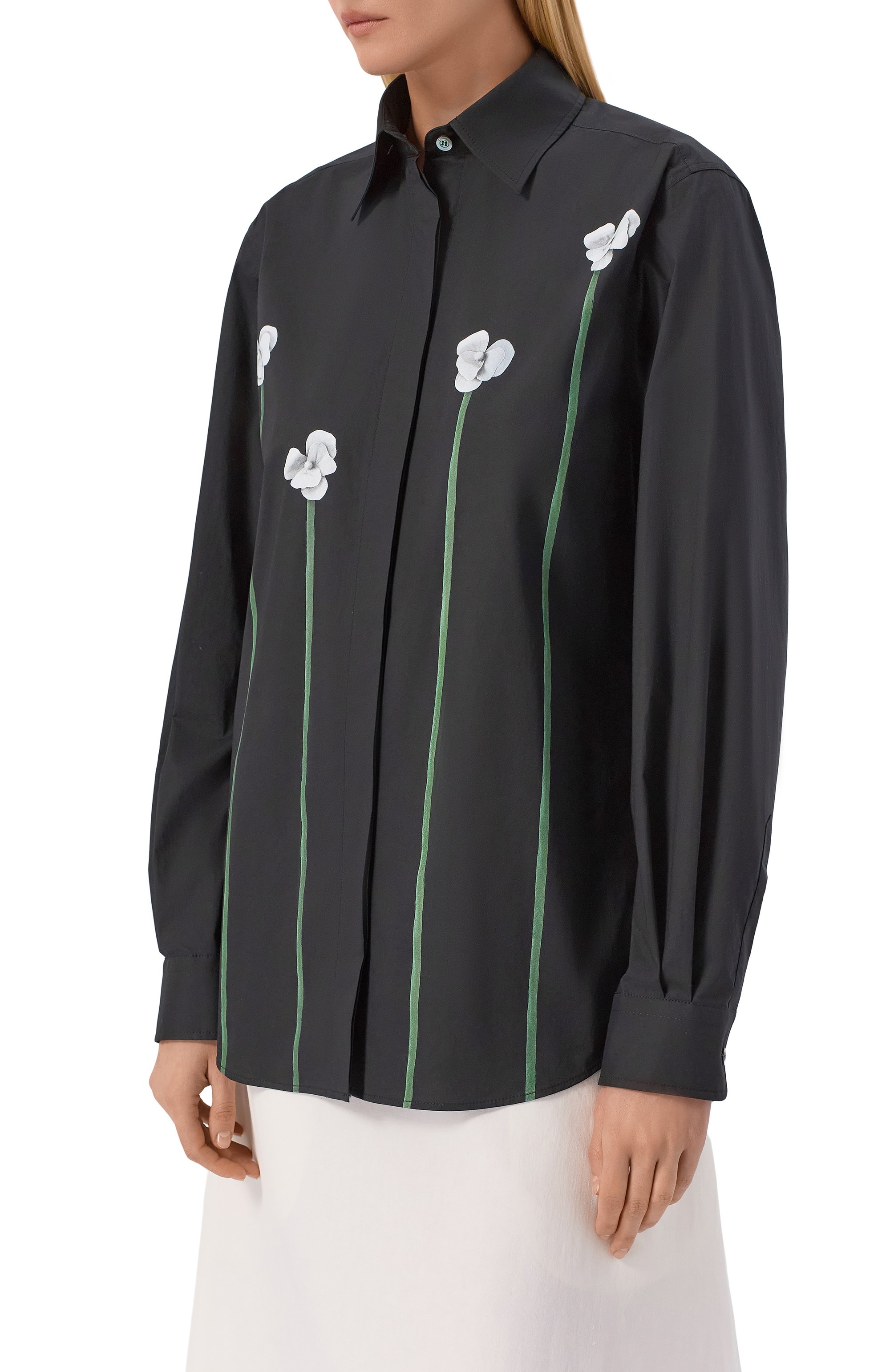 Хлопковая рубашка MOSCHINO, арт. A0221/0431, фото 3