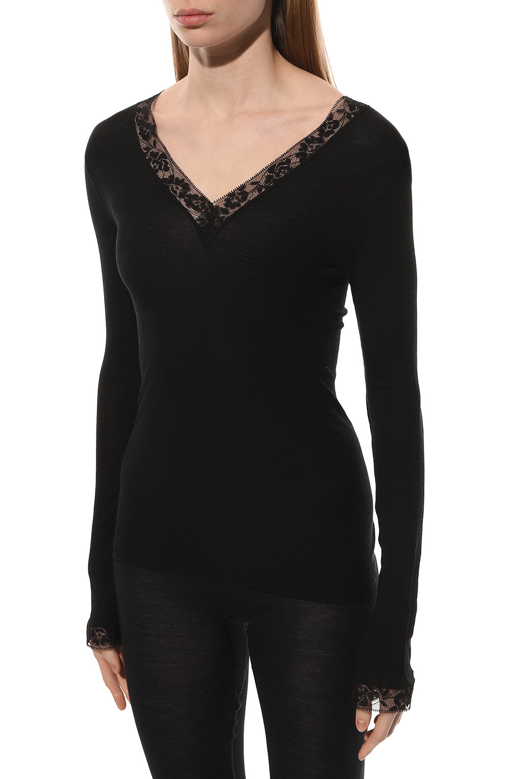 Лонгслив из шерсти и шелка ZIMMERLI, арт. 370-53506, фото 3