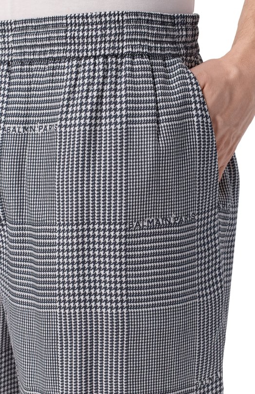 Шорты из вискозы Balmain GH1PA172/VI73 Серый  GH1PA172/VI73 Фото 5