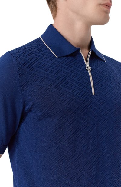 Шелковое поло STEFANO RICCI, арт. K616452P31/F26117, фото 5