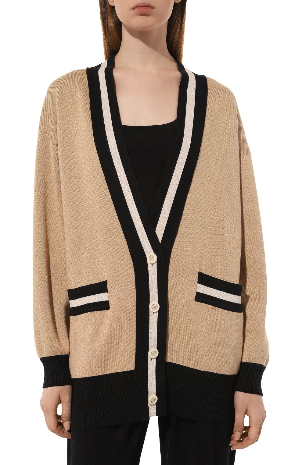 Кардиган из шелка и кашемира FREEAGE, арт. TS23.CR031.6039.122, фото 3