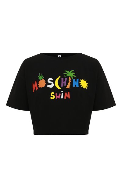 Женская хлопковая футболка MOSCHINO, арт. A1905/2123