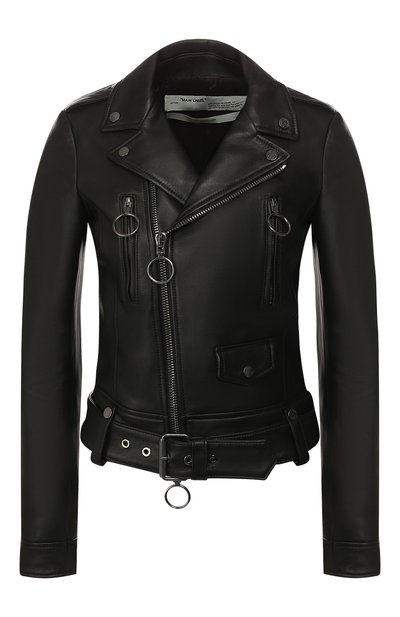 Женская кожаная куртка OFF-WHITE, арт. 0WJG002E197790831091