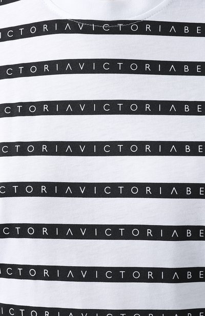 Хлопковая футболка VICTORIA, VICTORIA BECKHAM, арт. W2419JTS000361A, фото 5