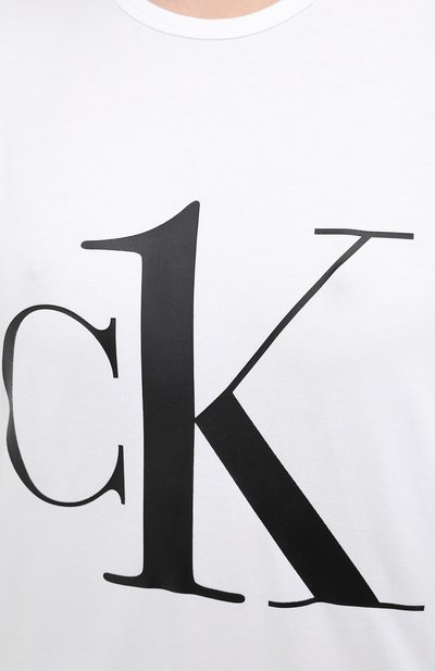 Хлопковая футболка CALVIN KLEIN, арт. QS6436E, фото 5