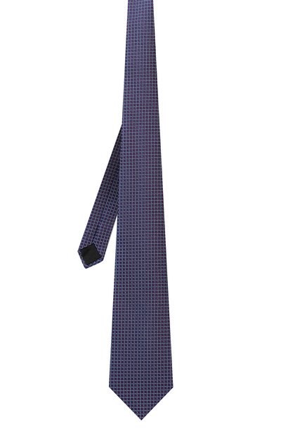 Шелковый галстук LANVIN синего цвета по цене 15400 руб., арт. 8078/TIE, фото 3 Шелковый галстук LANVIN, арт. 8078/TIE, фото 3