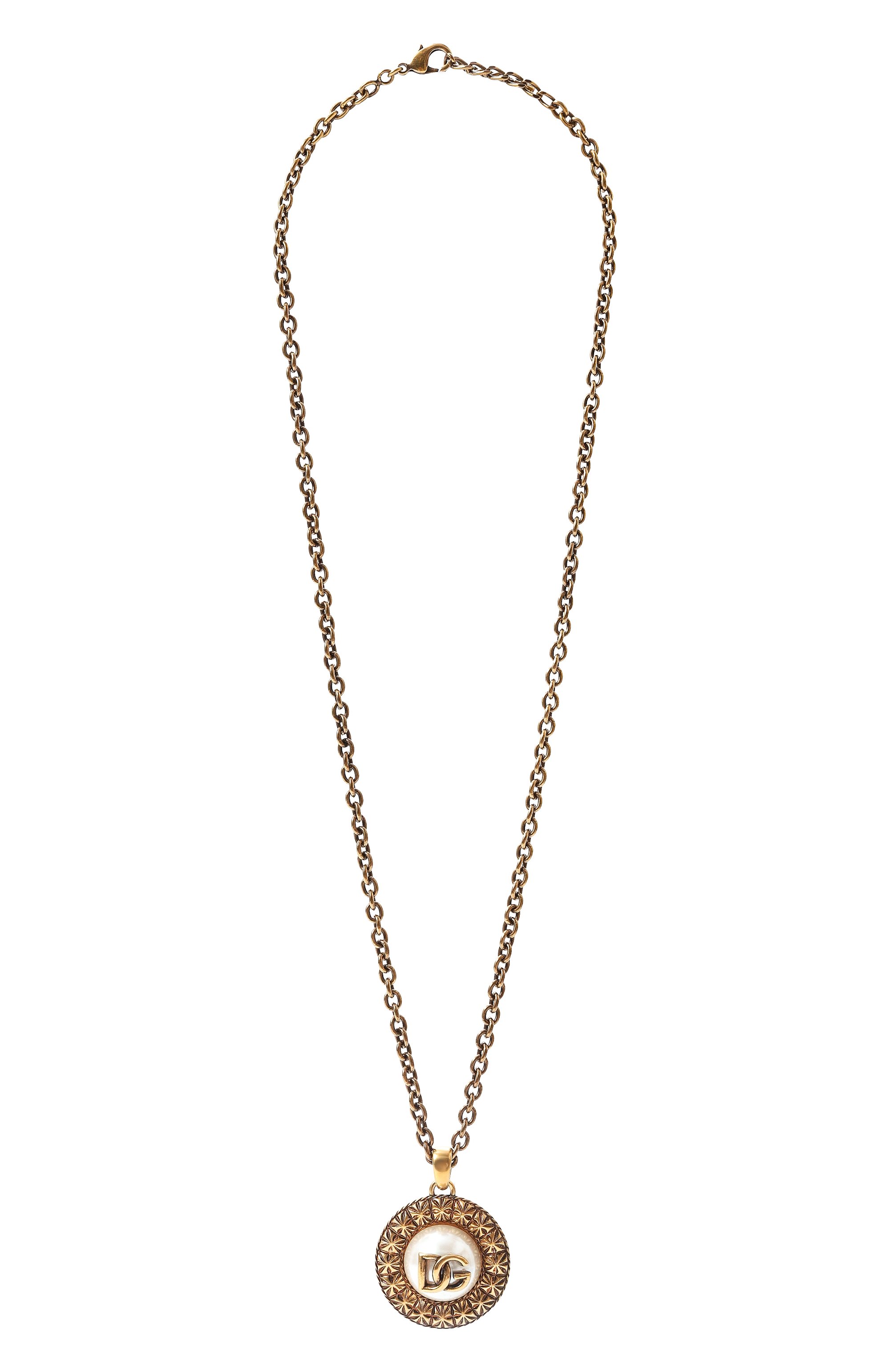 Кулон на цепочке DOLCE & GABBANA, арт. WNQ6L7/W1111/G0LD, фото 1