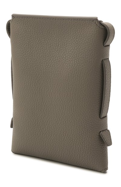 Кожаная сумка TOM FORD серого цвета по цене 95800 руб., арт. Y0347P-LCL158, фото 4 Кожаная сумка TOM FORD, арт. Y0347P-LCL158, фото 4