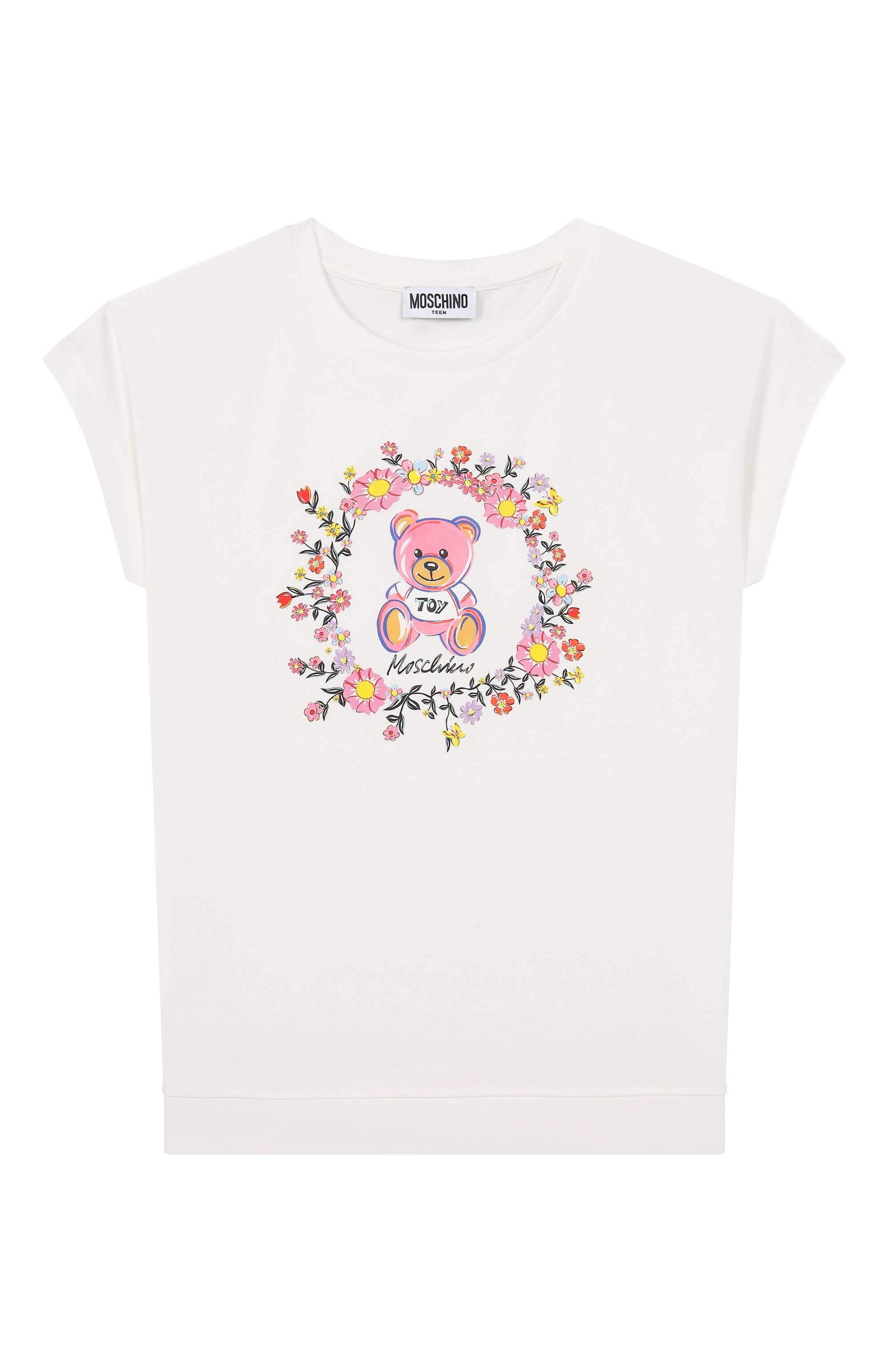 Хлопковая футболка MOSCHINO, арт. HFM02V/LBA10/10-14, фото 1