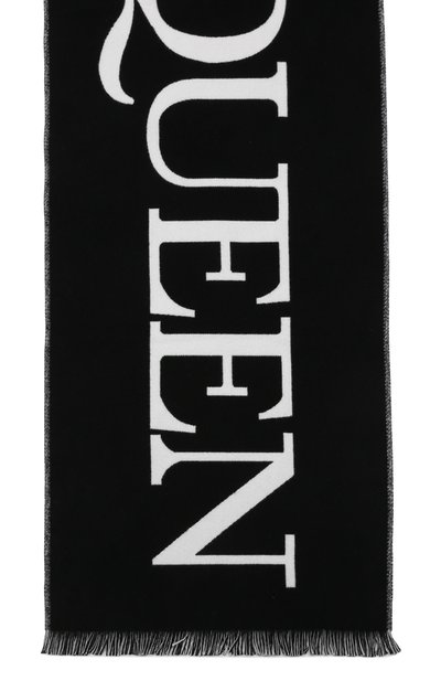 Хлопковый шарф ALEXANDER MCQUEEN, арт. 709011/4105Q, фото 4